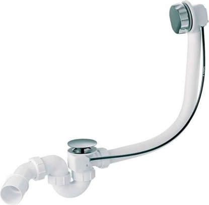Picture of Sifons vannai, noplūde-pārplūde, hroms, CERSANIT