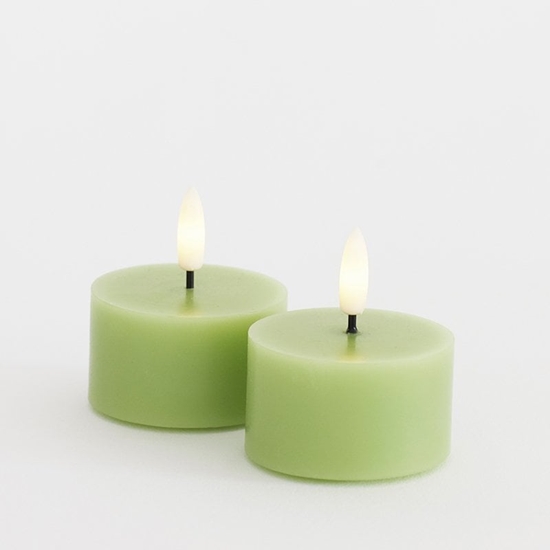 Picture of Lampa stoowa Antalis Sille wieczki tealight 2 szt. zestaw Ø6xH3,4cm Spring Green
