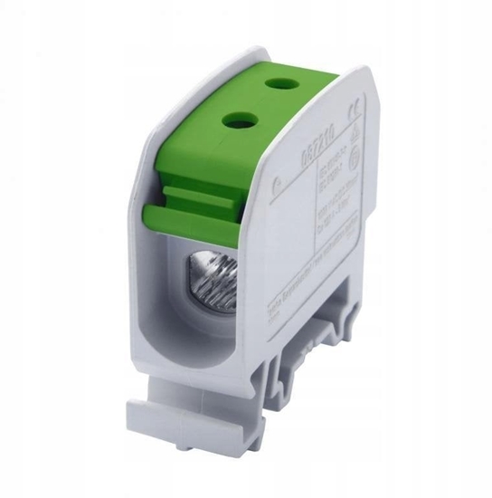 Picture of Simet Zczka szynowa gwintowany 35mm2 Al/Cu STB 35 (87210) SIMBLOCK zielony 81011005