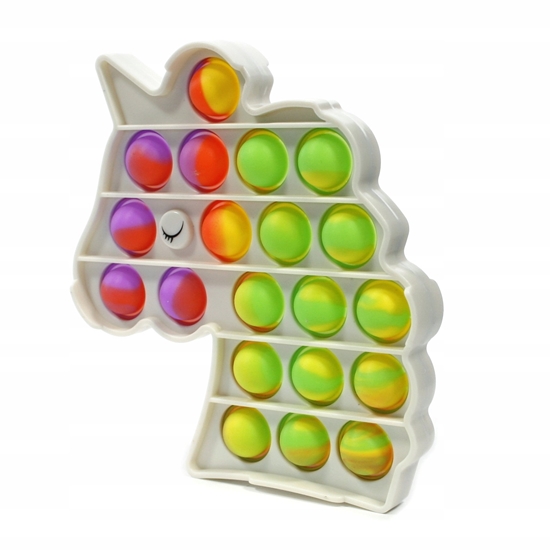 Picture of Simple Dimple Push Pop it Antistress Sensory Toy Unicorn 12x13cm