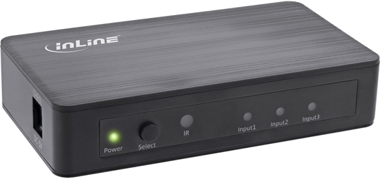 Picture of System przekazu sygnau AV InLine ® HDMI Switch 3-krotny 4K2K@60Hz HDCP 2.2