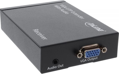 Attēls no System przekazu sygnau AV InLine Odbiornik VGA + audio, do 300m (65016E)
