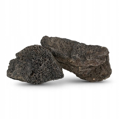 Picture of Skaa wulkaniczna czarna do akwarium / terrarium 10-40 cm