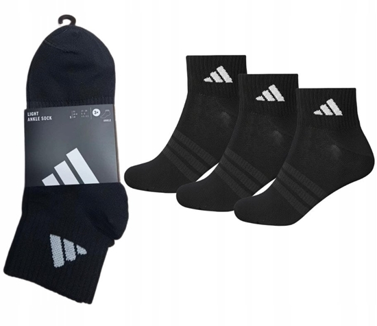 Изображение Skarpety adidas Thin Essentials Ankle 3P 3P KC9613