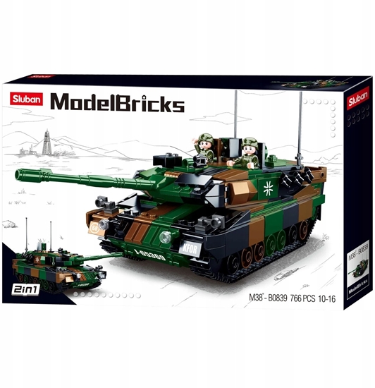 Picture of Sluban Konstruktorius niemiecki tank 766 det.