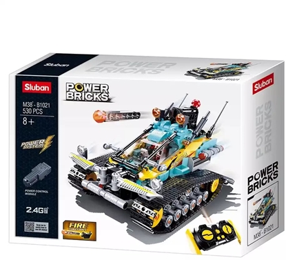 Picture of Sluban zdalnie sterowany samochód gsienicowy Scorpio  konstruktor, 530 det., 6+