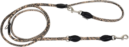 Picture of Smycz dla psa, wzór CHEETAH, regulowana okrga 12mm /220cm