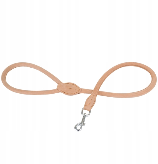 Picture of Smycz skórzana, 13 mm / 100 cm, jasny be