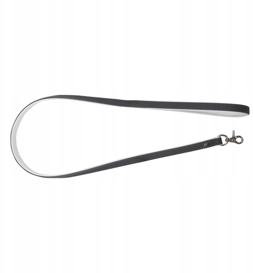 Picture of Smycz skórzana, 20 mm x 120 cm, szary-biay