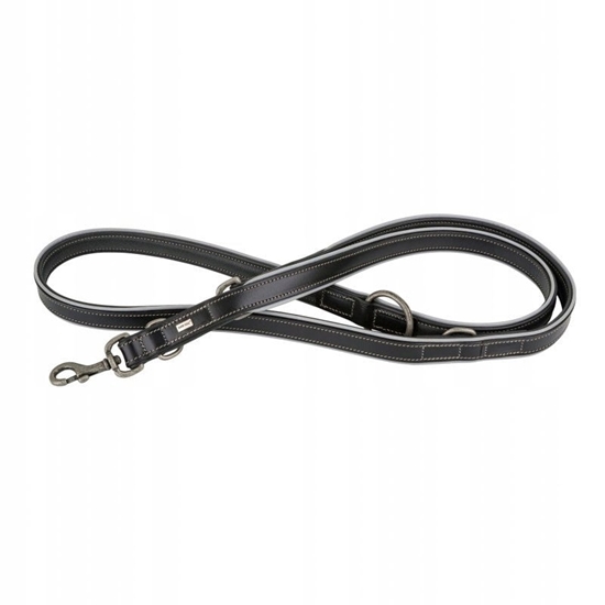 Picture of Smycz skórzana, 25 mm / 200 cm, czarna