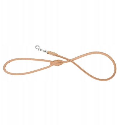 Picture of Smycz skórzana, 8 mm / 100 cm, jasny be