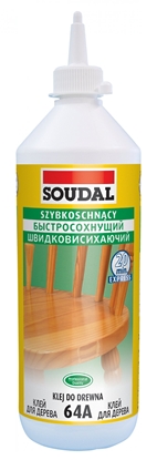 Изображение Soudal Klej do drewna 64A szybkoschncy 750ml