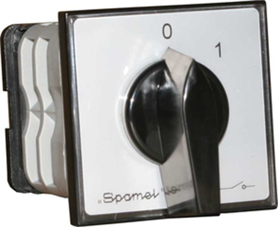 Изображение Spamel Przecznik rozruchowy trójfazowy 0-Y- 40A mocowany do pulpitu - K40-4.831P03