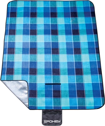 Picture of Spokey Koc piknikowy Picnic Flannel 150 x 180 cm niebieski (839636)