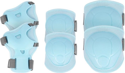 Picture of Spokey Zestaw ochraniaczy na okcie, kolana i nadgarstki BUFFER niebieski XS