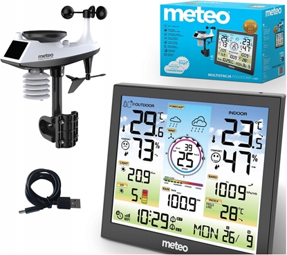Picture of Stacja Pogodowa POGODY Bezprzewodowa METEO Higrometr Barometr WIFI SP601