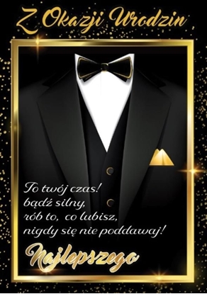 Attēls no Stamp Karnet Bueno B6 + koperta wzór nr 08 Urodziny