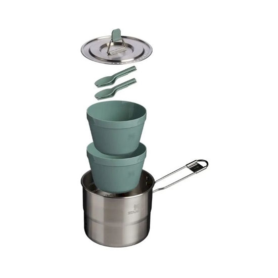 Picture of Stanley Wildfare Go Two Camping Cooking Set 1.1L Teal/Dark Grey