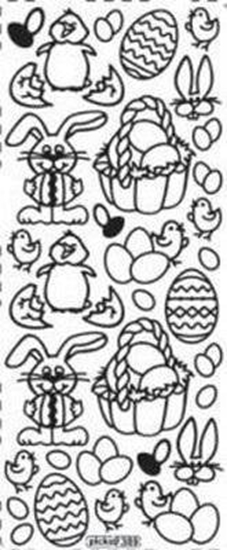 Picture of Stiker aurowy 389 10x23cm zoty