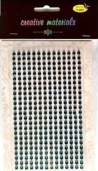 Picture of Stiker z krysztakami 4mm 336szt turkusowy