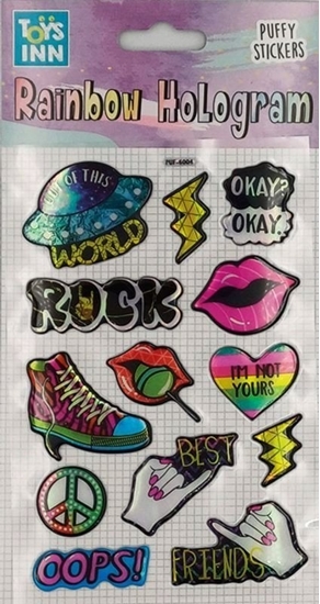 Picture of Stnux Naklejki rainbow hologram - rock 8639 STNUX p6