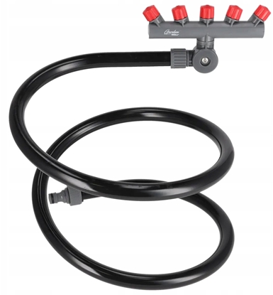 Picture of Stojak do zraszania, elastyczny, przenony, 5 dysz, mgieka