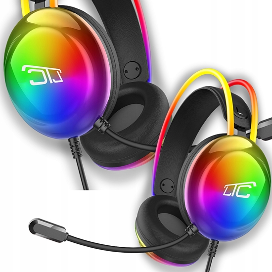 Picture of Suchawki gamingowe RGB z mikrofonem LTC