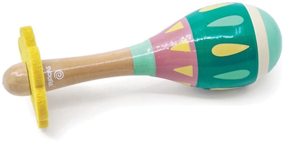 Изображение Svoora drewniany zestaw muzyczny dla dzieci  Povas: tamburyn, marakas, flet