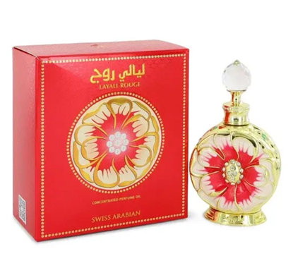 Изображение Swiss Arabian Layali Rouge Perfume oil CPO 15 ml Tester
