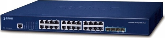 Picture of Switch Planet PLANET Layer 3 24-Port 10/100/1000T Zarzdzany L3 Gigabit Ethernet (10/100/1000) 1U Niebieski
