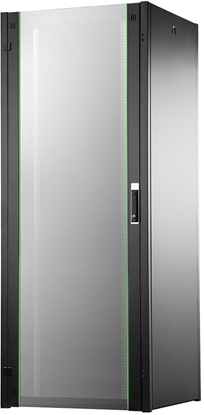 Изображение Szafa DIGIT Szafa sieciowa stojca Hyper Pro 19 42U rack 800x800, drzwi przednie szklane czarne, 1000kg