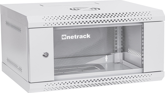 Picture of Szafa NetRack Szafa serwerowa wiszca RACK 19 4U 400mm ECO-Line* szara