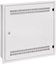 Attēls no Szafa Solarix rozdzielacz LC-18 do ciany z listwami 2U, 4U a 11U, 550x550 biaa RAL9003 z rámeczkiem k zazdieniu LC-18-55-15-W-W