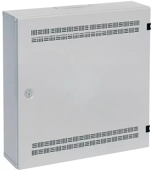 Изображение Szafa Solarix rozdzielacz SOHO LC-18 z listwami 2U, 4U i 11U 550x550x150mm szary RAL 7035 LC-18-55-15-G