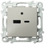 Attēls no SZAFIR adowarka USB A+C kaszmirowy be GPUSB-2Z/m/83