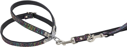 Изображение Szelki dla psa skórzane Laser, L-XL, 16mm/55cm