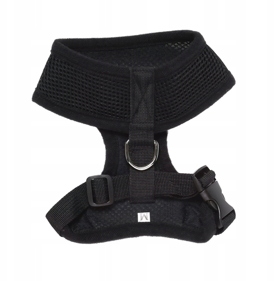 Picture of Szelki, dla psa, czarne, siatka i poliester, XS, ob.szyi 26cm/ob.klatki 29-36cm