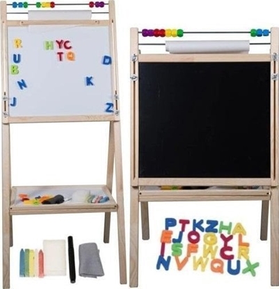 Picture of Tablica magnetyczna drewniana dwustronna naturalna