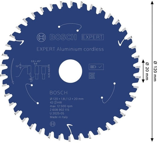 Picture of TARCZA PILARSKA EX AL H 120x20-42