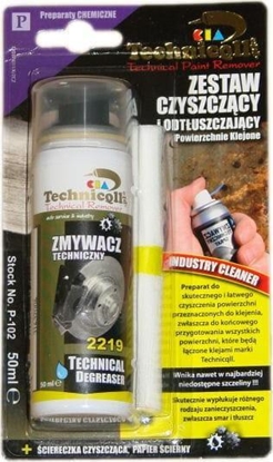 Изображение Technicoll Zestaw do czyszczenia i odtuszczania powierzchni klejonych 50 ml