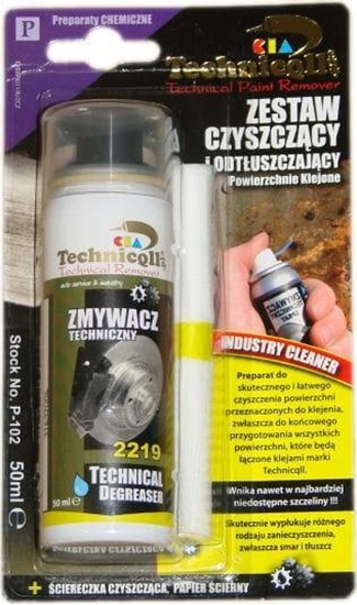 Изображение Technicoll Zestaw do czyszczenia i odtuszczania powierzchni klejonych 50 ml