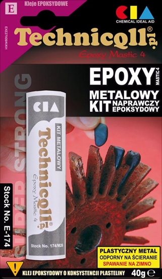 Изображение Technicqll Kit epoksydowy metalowy 40g E-174