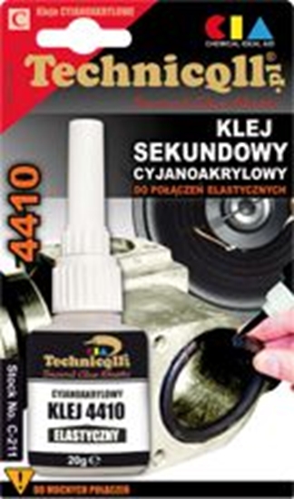 Изображение Technicqll Klej sekundowy elastyczny 4410 20g (C-211)