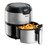 Изображение Tefal Easy Fry EY401D fryer Single 4.2 L Stand-alone 1500 W Hot air fryer Black, Stainless steel