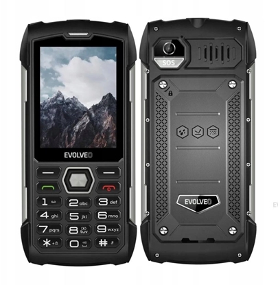 Picture of Telefon komórkowy Evolveo EVOLVEO StrongPhone H1 wodoodporny wytrzymay telefon Dual SIM czarno-srebrny