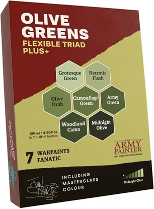 Изображение The Army Painter: Flexible Triad PLUS+ - Olive Greens