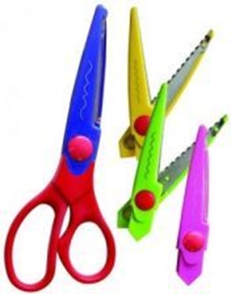 Изображение Titanum Noyczki szkolne dekoracyjne 3 ostrza (96787)