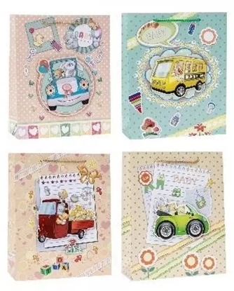 Picture of Torebka Pop-Up 3D 26x32x10cm mix ROZETTE