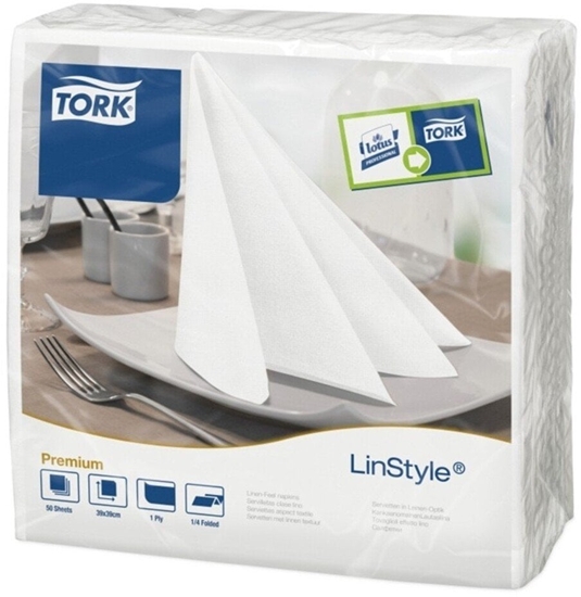 Picture of Tork LinStyle - Serwetki obiadowe, premium - Biae