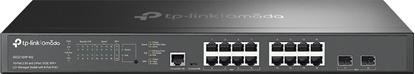 Изображение Tp-Link Technologies TP-Link Omada 16-Port 2.5G and 2-Port 10GE SFP+ L2+ Managed Switch with 8-Port PoE+